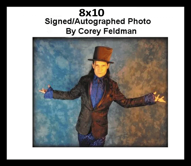 8x10 Signed/ Autographed Photo By Corey Feldman angelic2thecore