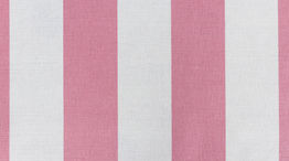 Close up swatch of ODD's white and pink striped fabric