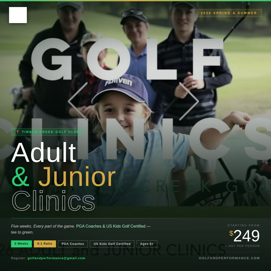 Adult and Junior Golf Clinics at Timber Creek Golf