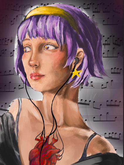 Color Pencil And Digital 