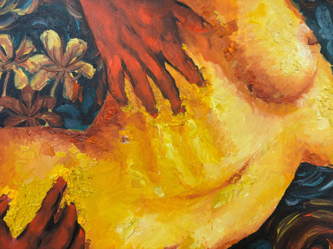 Acrylic and Oil