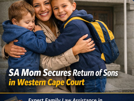 UK-Based SA Mother Wins Custody Case in the Western Cape High Court