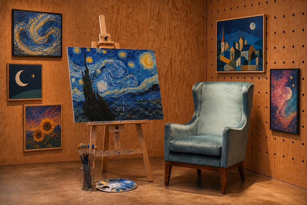 PAINT & DRINK - Starry night edition.