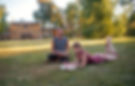 Yogalehrer im Park in Potsdam