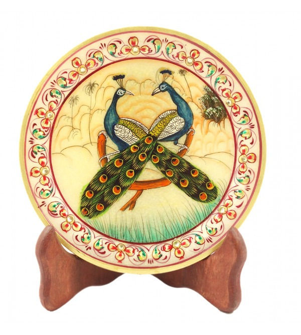 Thumbnail: Marble Painting with Stand & Velvet Box