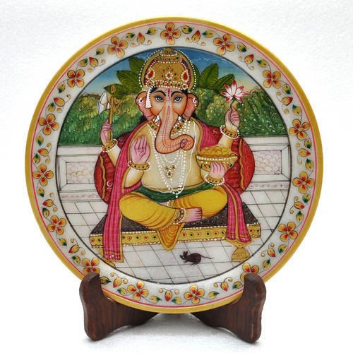 Thumbnail: Marble Painting with Stand & Velvet Box