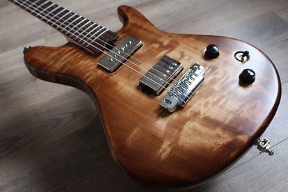 Luthier Troyes Paris reims guitare aube France Scelerate bois Peuplier Gotoh Hipshot artisan magasin musique humbucker P90