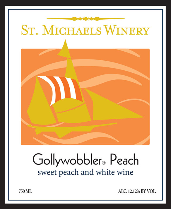 Gollywobbler PEACH label