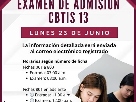 Examen de admisión
