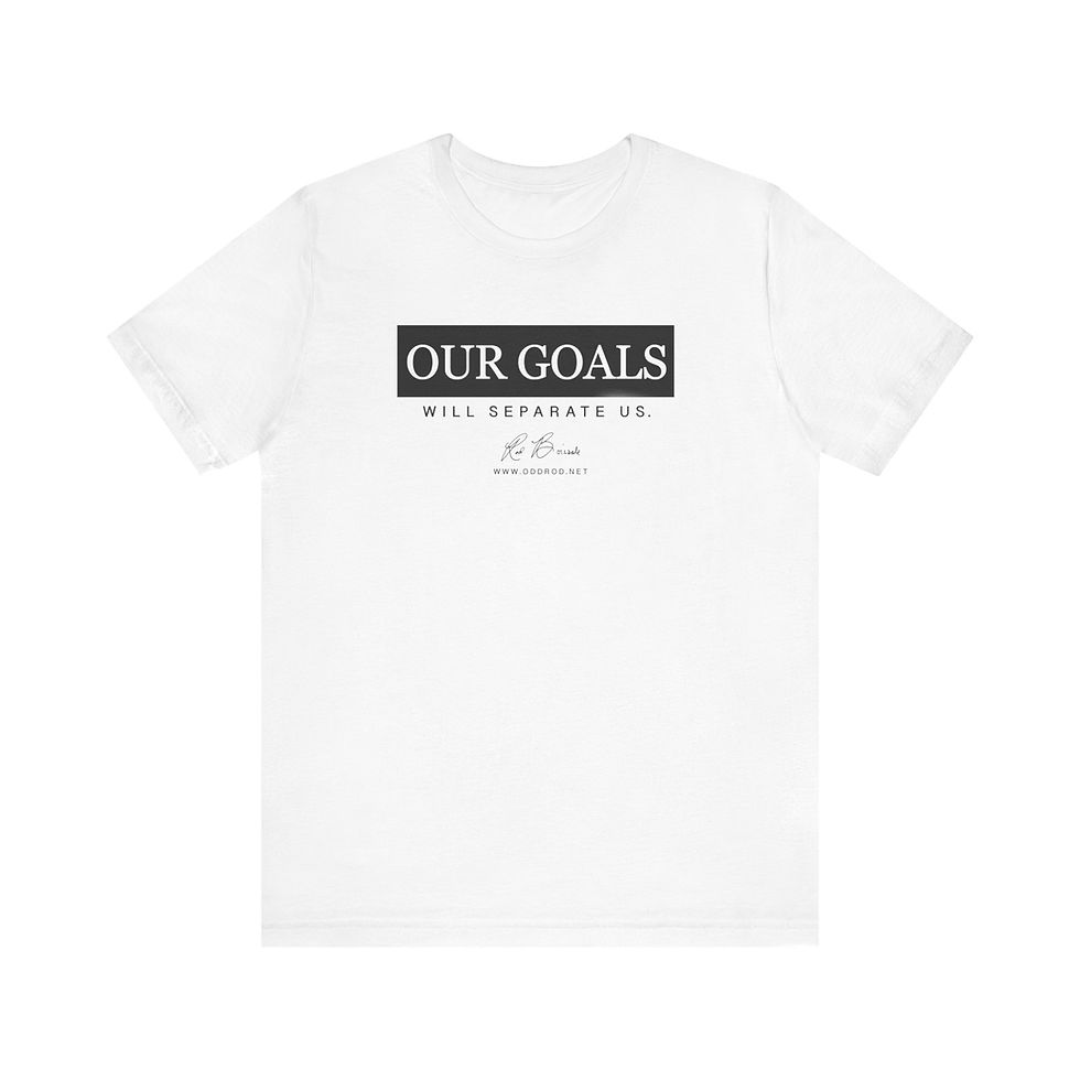 Thumbnail:  "Our Goals" (original design) t-shirt