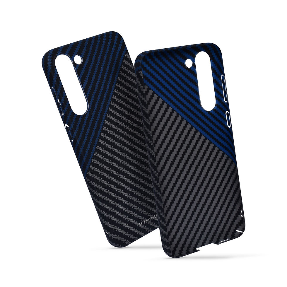 Thumbnail: HYPHEN Dual Color Carbon Fiber Case - Samsung S23 Plus