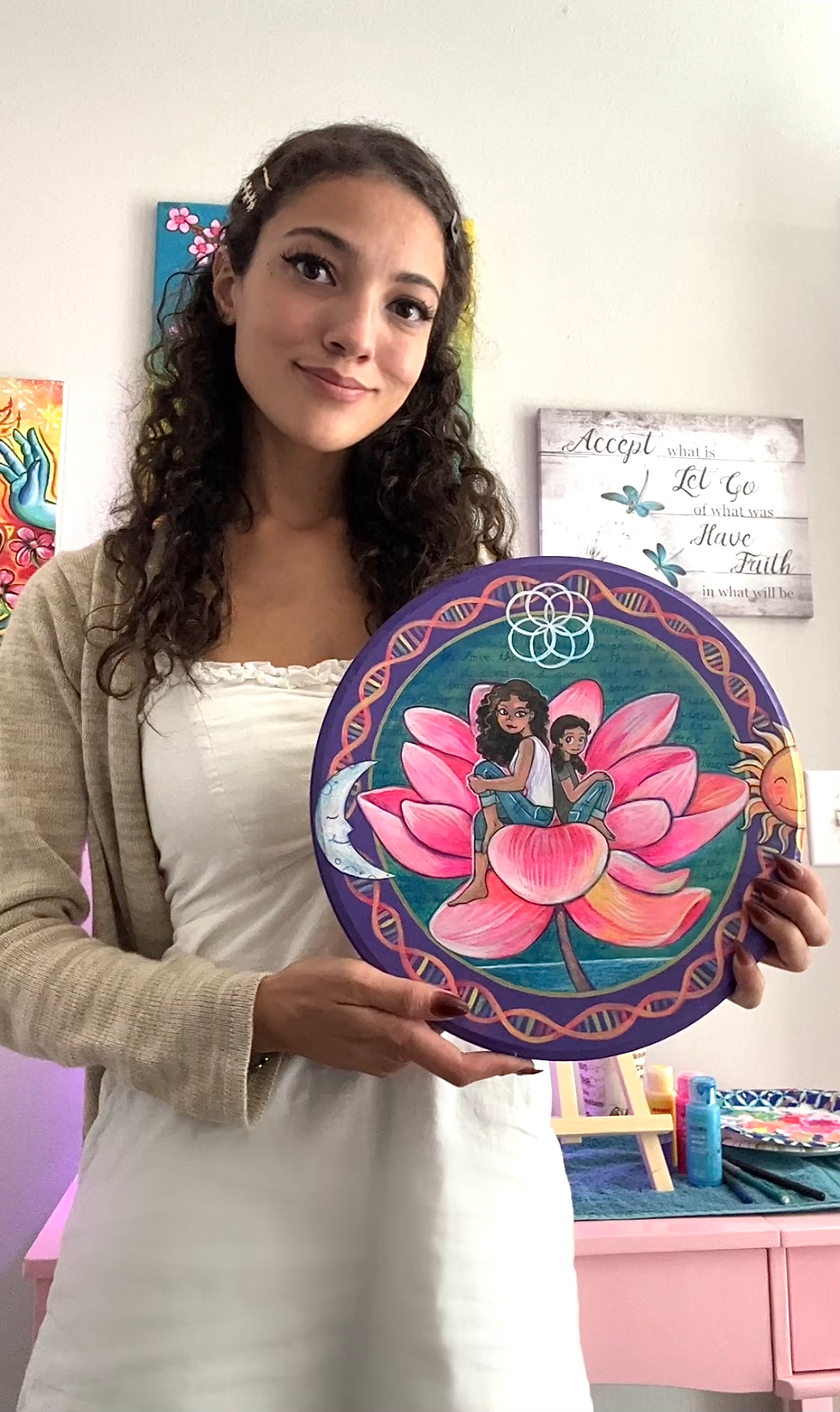 Thumbnail: Mom & Daughter Lotus Bloom