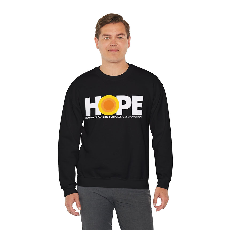 Thumbnail: Hope Sunshine Crewneck Sweatshirt — Positive Graphic Pullover