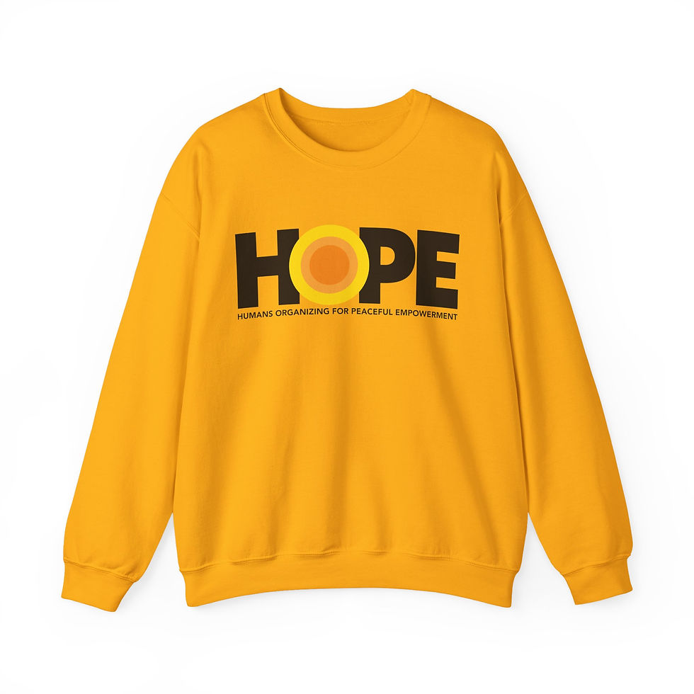 Thumbnail: Hope Sunshine Crewneck Sweatshirt — Positive Graphic Pullover