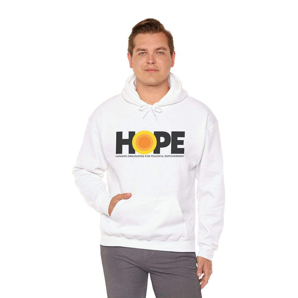 Thumbnail: Hope Hoodie — Sunrise Circle Graphic Hooded Sweatshirt