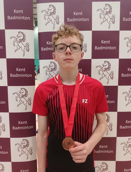 Toby wins Bronze at U15 Kent Silver Tournament
