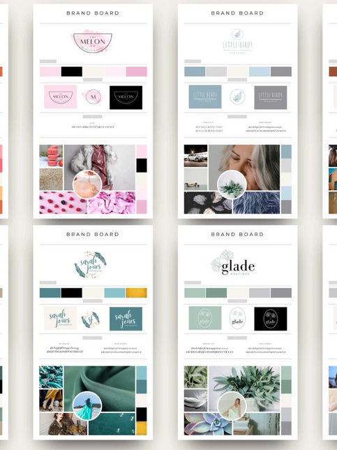 Eight Unique Brand Board Designs