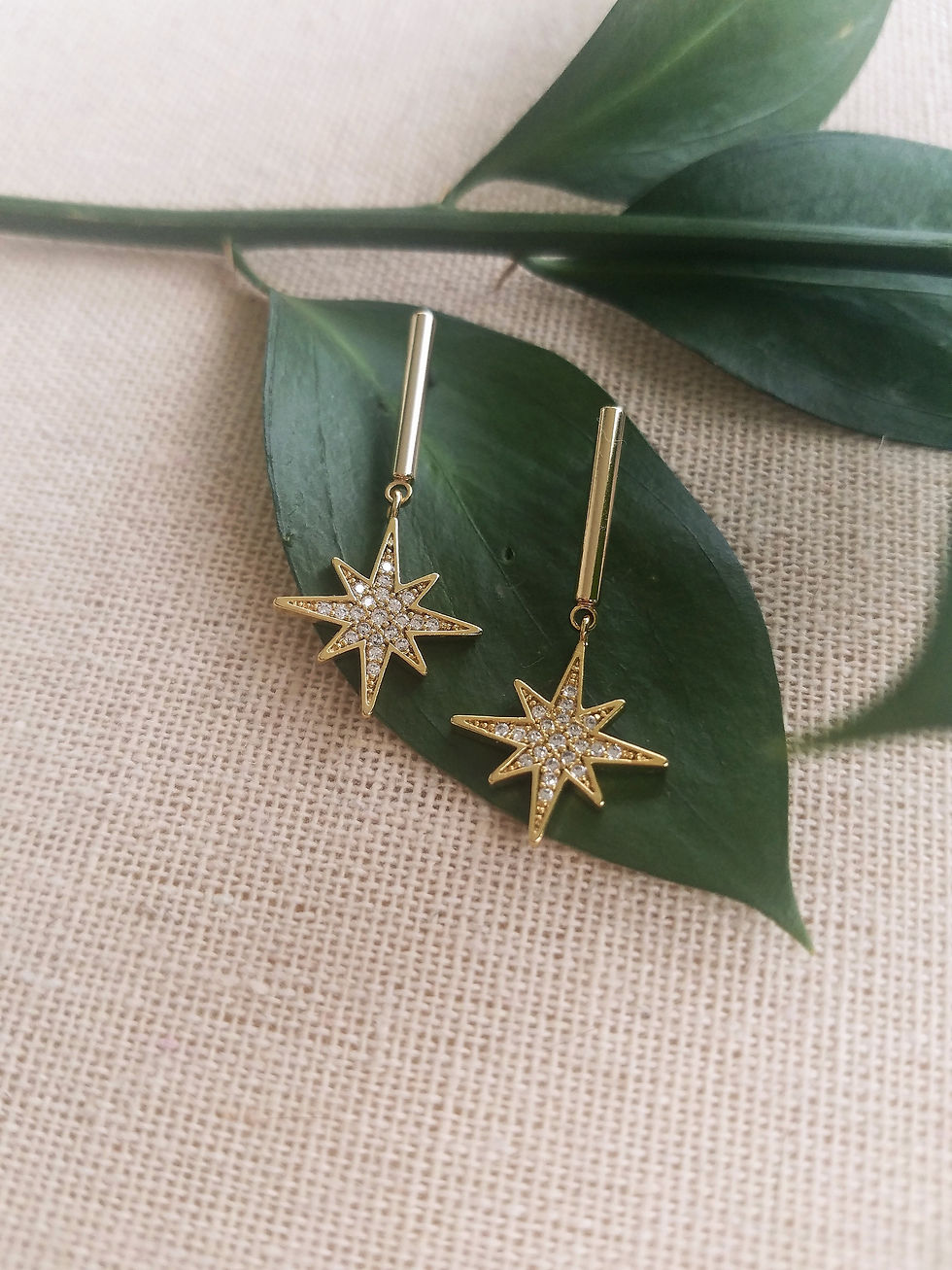 Star Drop Earrings