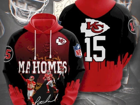 Hot - KANSAS CITY CHIEFS 3D LIMITED HOODIE 3016 - 3D Hoodie
