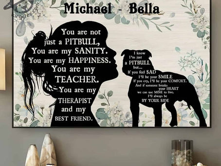 Find - Pitbull You are not just a Pitbull personalized - pitbull lover Horizontal Poster, Canvas