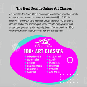 If you missed this you can now win - online art classes from around the world!