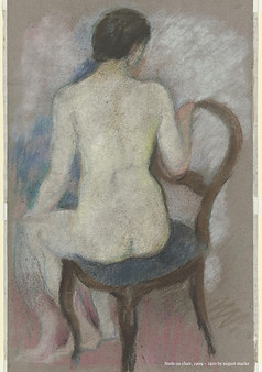 Nude on chair, 1909 – 1910 by august macke.jpg