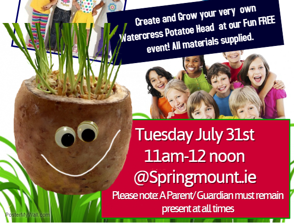 FULLY BOOKED - Kids Fun at Springmount Tuesday 31st July
