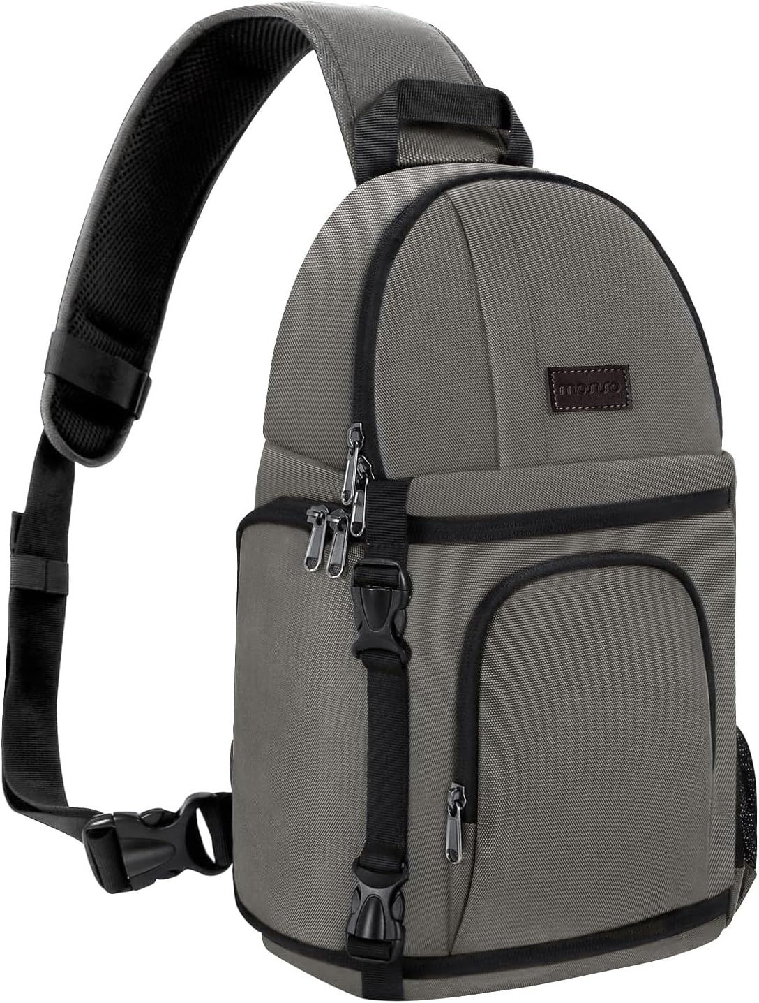 MOSISO Camera Sling Bag, DSLR/SLR/Mirrorless Camera Backpack Case Shockproof Ph