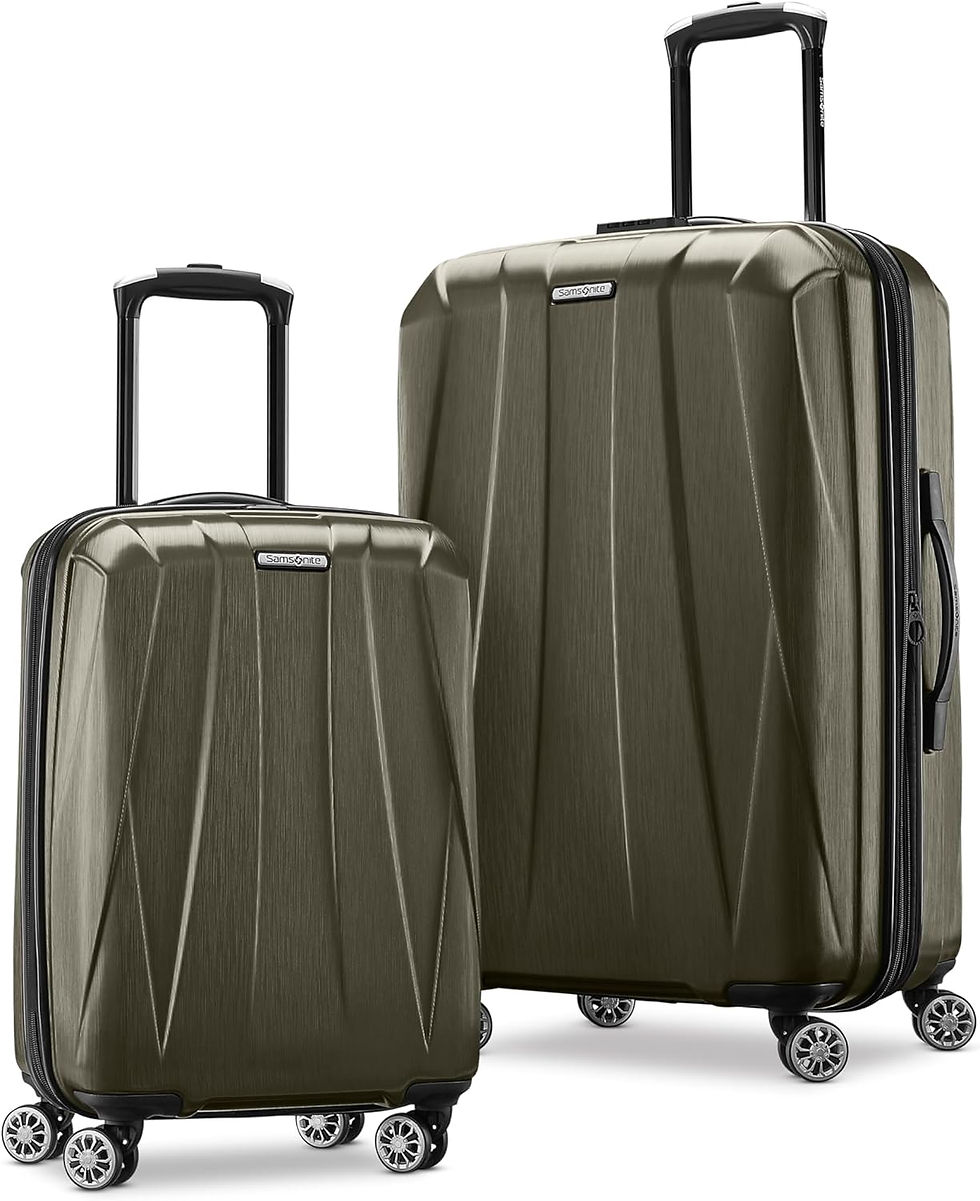 Thumbnail: Samsonite Centric 2 Hardside Expandable Luggage with Spinner Wheels, Black, 3-P
