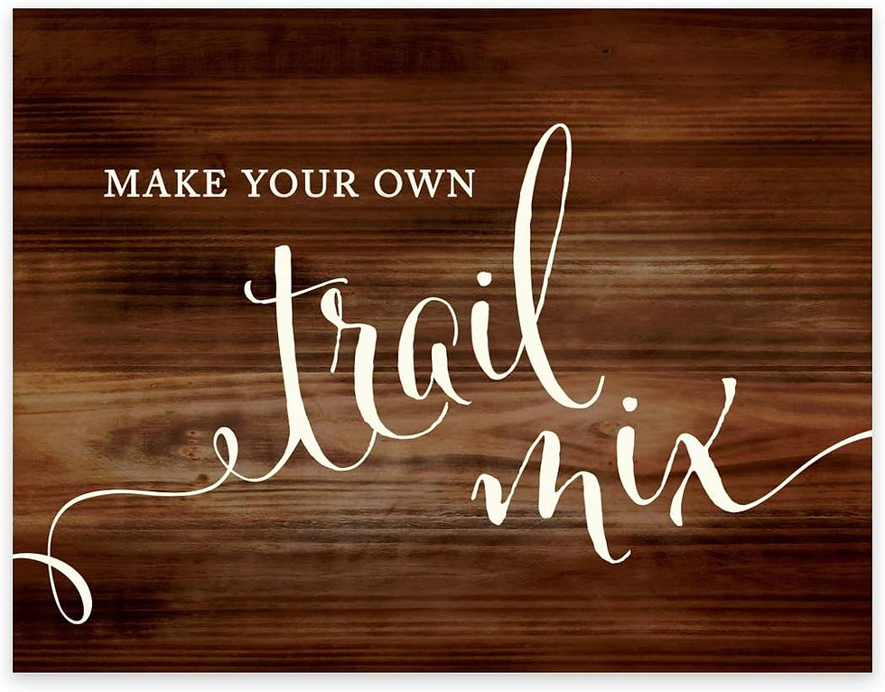 Thumbnail: Andaz Press Wedding Party Signs, Rustic Wood Print, 8.5x11-inch, Time Capsule L