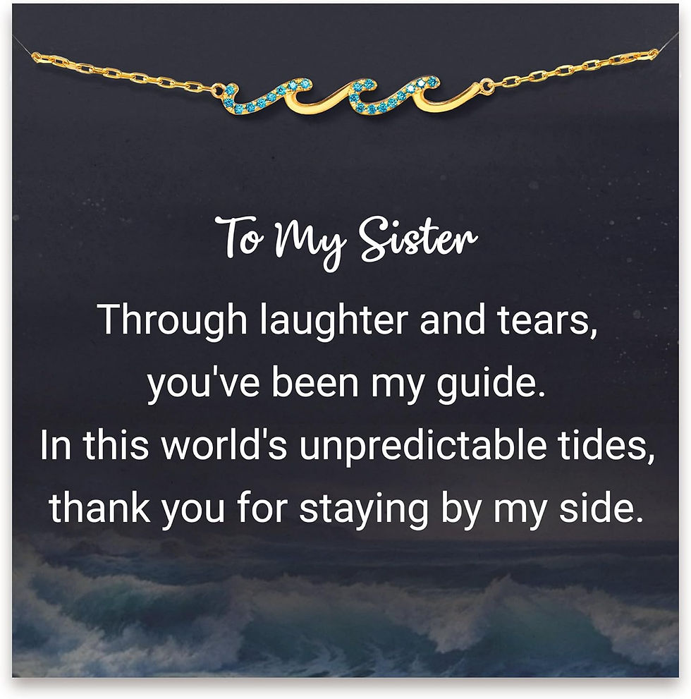 Thumbnail: STORYJEWELLERY Birthday Gifts for Women, Gifts for Sister Mom Daughter and Frie