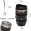 Thumbnail: Camera Lens Coffee Mug,Travel Coffee Cup,Stainless Steel Lens Mug Thermos Camer