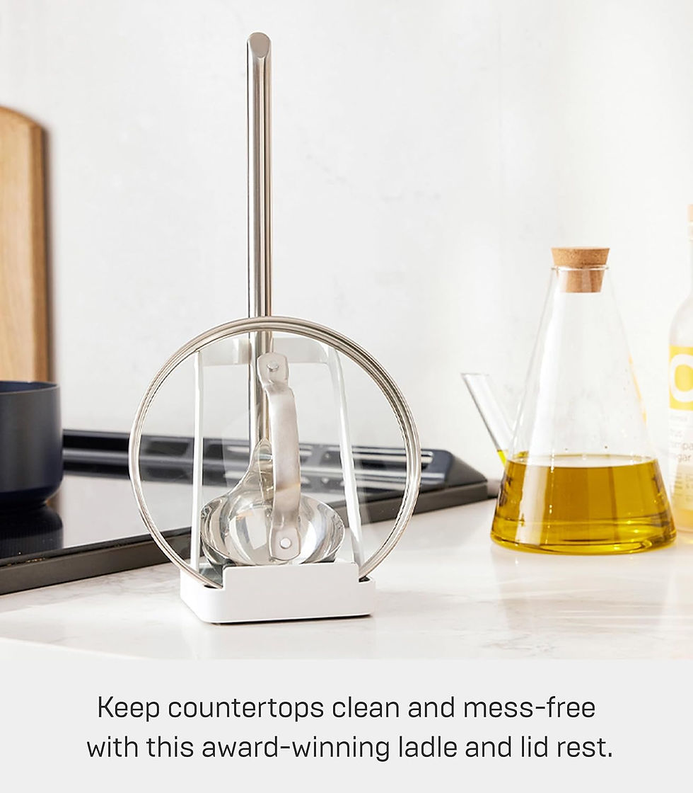 Thumbnail: Yamazaki Home Tower Ladle Holder - Lid Stand For Utensils In Kitchen - Steel