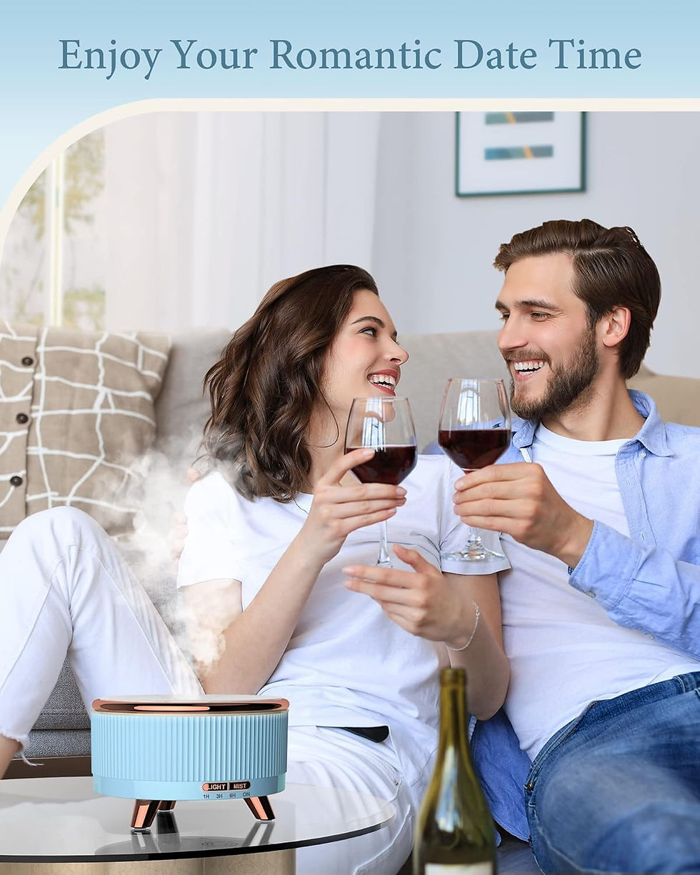 Thumbnail: Diffusers for Essential Oils Large Room, 500ml Aromatherapy Diffuser，7 Colors