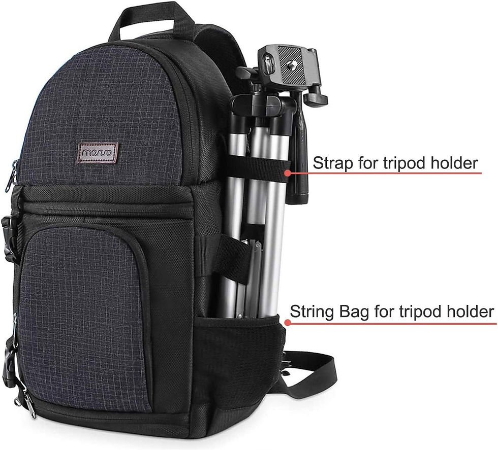 Thumbnail: MOSISO Camera Sling Bag, DSLR/SLR/Mirrorless Camera Backpack Case Shockproof Ph