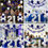 Thumbnail: Blue Happy 21st Birthday Banner with Navy Blue Silver Balloons, 21 Birthday Cak