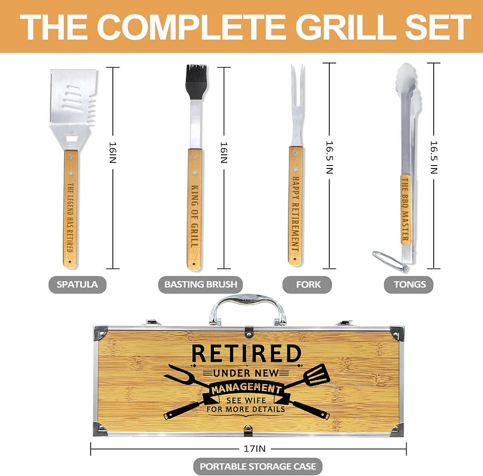 Thumbnail: Retirement Gifts for Men, Retired Gift for Dad, Grandpa, Coworker, Retirees Hea
