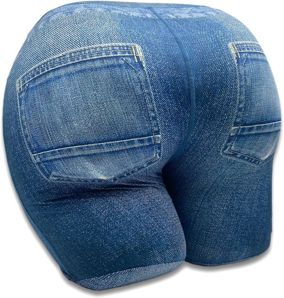 Thumbnail: The Buttress Pillow – All-Natural Latex Foam Butt-Shaped Pillow for Sleep, St