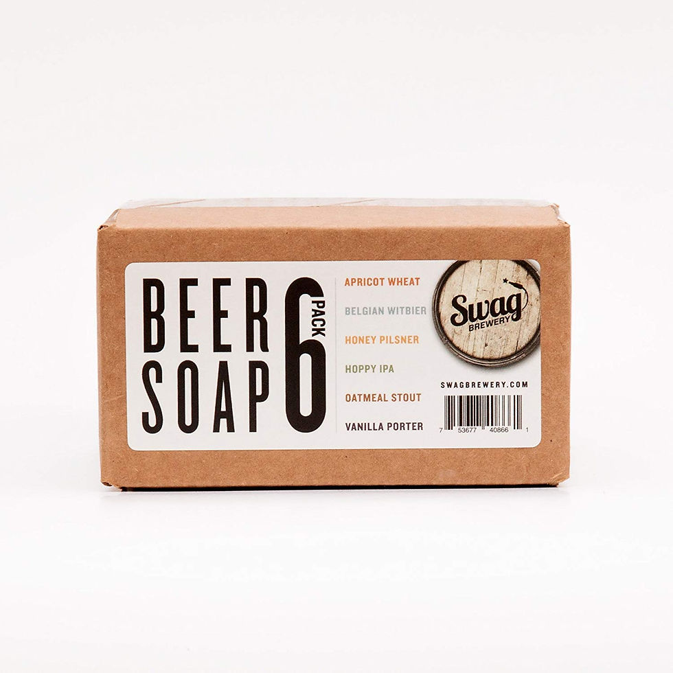 Thumbnail: BEER SOAP 6-PACK - All Natural + Made in USA - Actually Smells Good! Perfect Cr