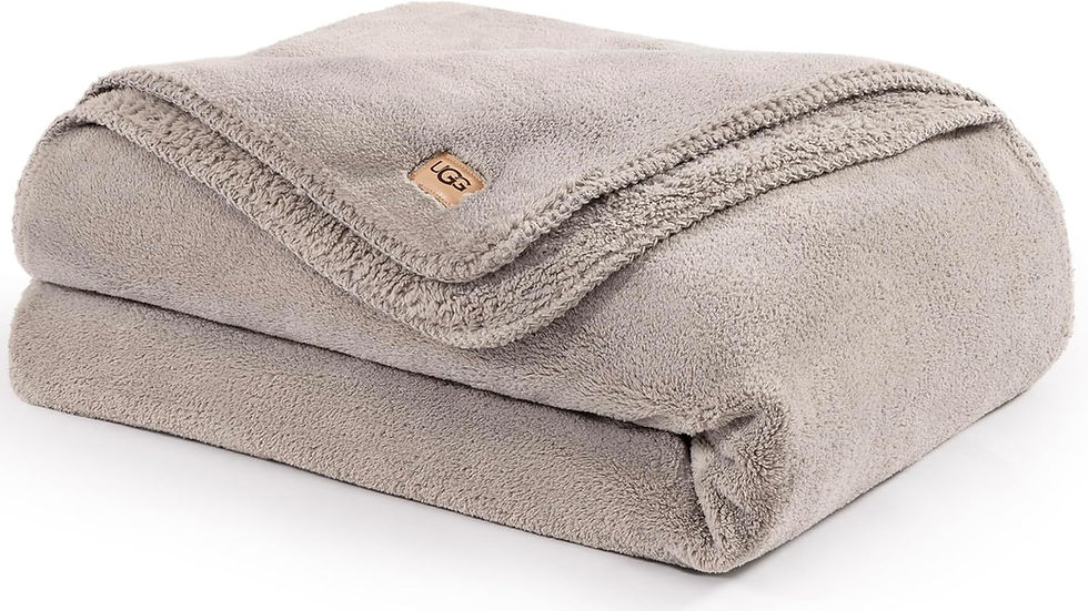 Thumbnail: UGG Whitecap Plush Throw Blanket Fleece Soft Fuzzy Throw Blankets for Couch or 