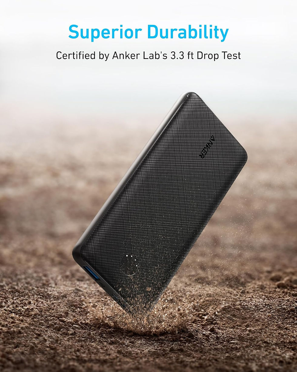 Thumbnail: Anker Power Bank(PowerCore 10K), Compact Travel-Ready 10,000mAh Battery Pack wi