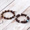 Thumbnail: Day Day Up Real Coffee Bean Charm Bracelet for Men & Women Handmade Stretch Bea