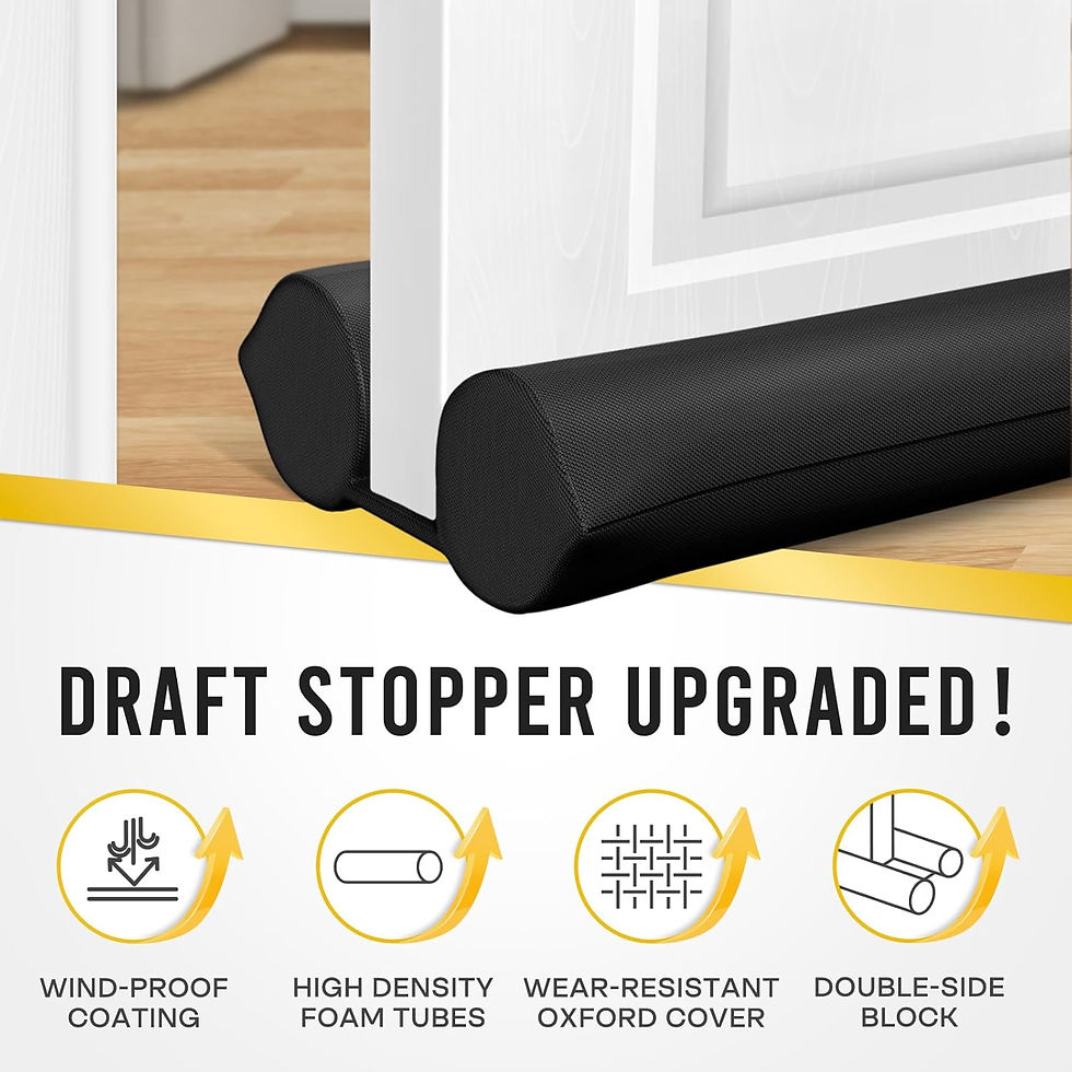 Thumbnail: Comfyanno Under Door Draft Stopper - Bottom Door Gap Filler & Seal - Windproof 