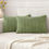 Thumbnail: MIULEE Pack of 2 Corduroy Decorative Throw Pillow Covers 18x18 Inch Soft Boho S