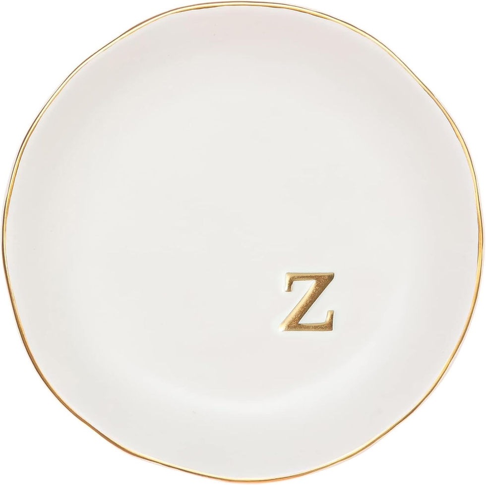 Thumbnail: COLLECTIVE HOME - Ceramic Jewelry Tray, Decorative Trinket Dish for Rings Earri