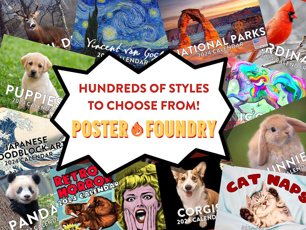 Thumbnail: Dogs Pooping Calendar 2026 Pooches Funny White Elephant Gifts Monthly Wall Cale