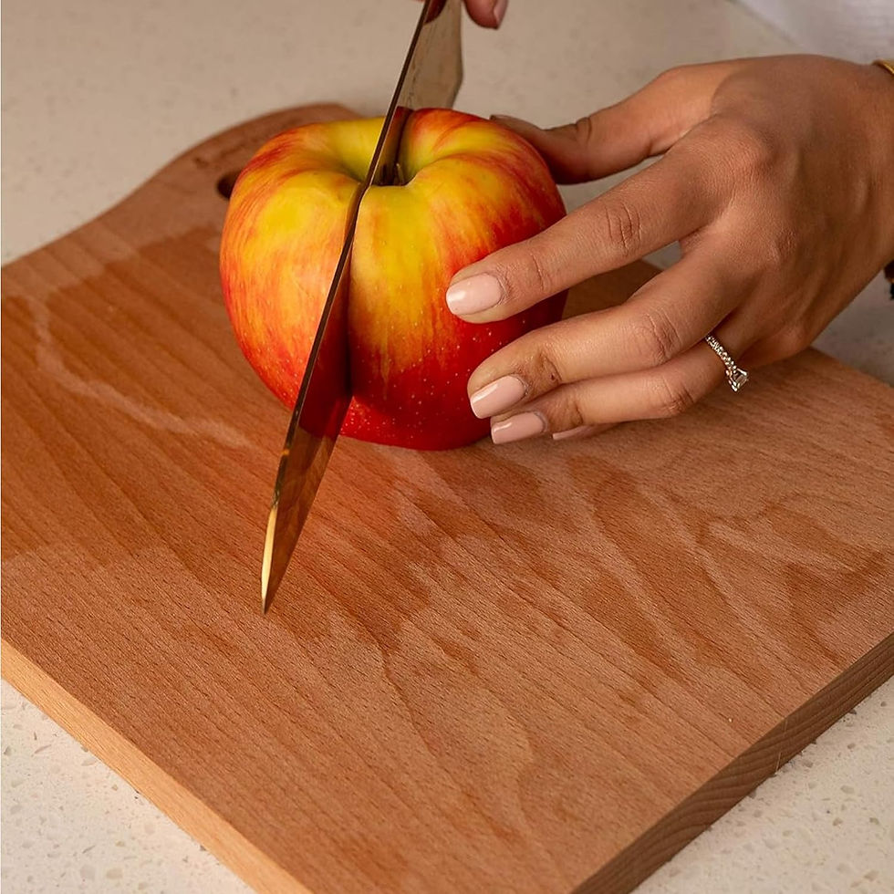 Thumbnail: Wooden Custom Cutting Board Personalized for Mom 12 x 9 Inches - Mom’s Recipe