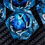 Thumbnail: ARUOHHA DND Dragons Eye Dice Liquid Core Blue Green Resin Sharp Edged Dice Set 