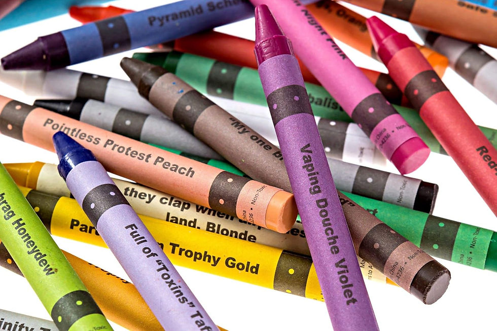 Thumbnail: Offensive Crayons ISH Edition - HR-Friendly Gag Gift, Funny Adult Humor for Off