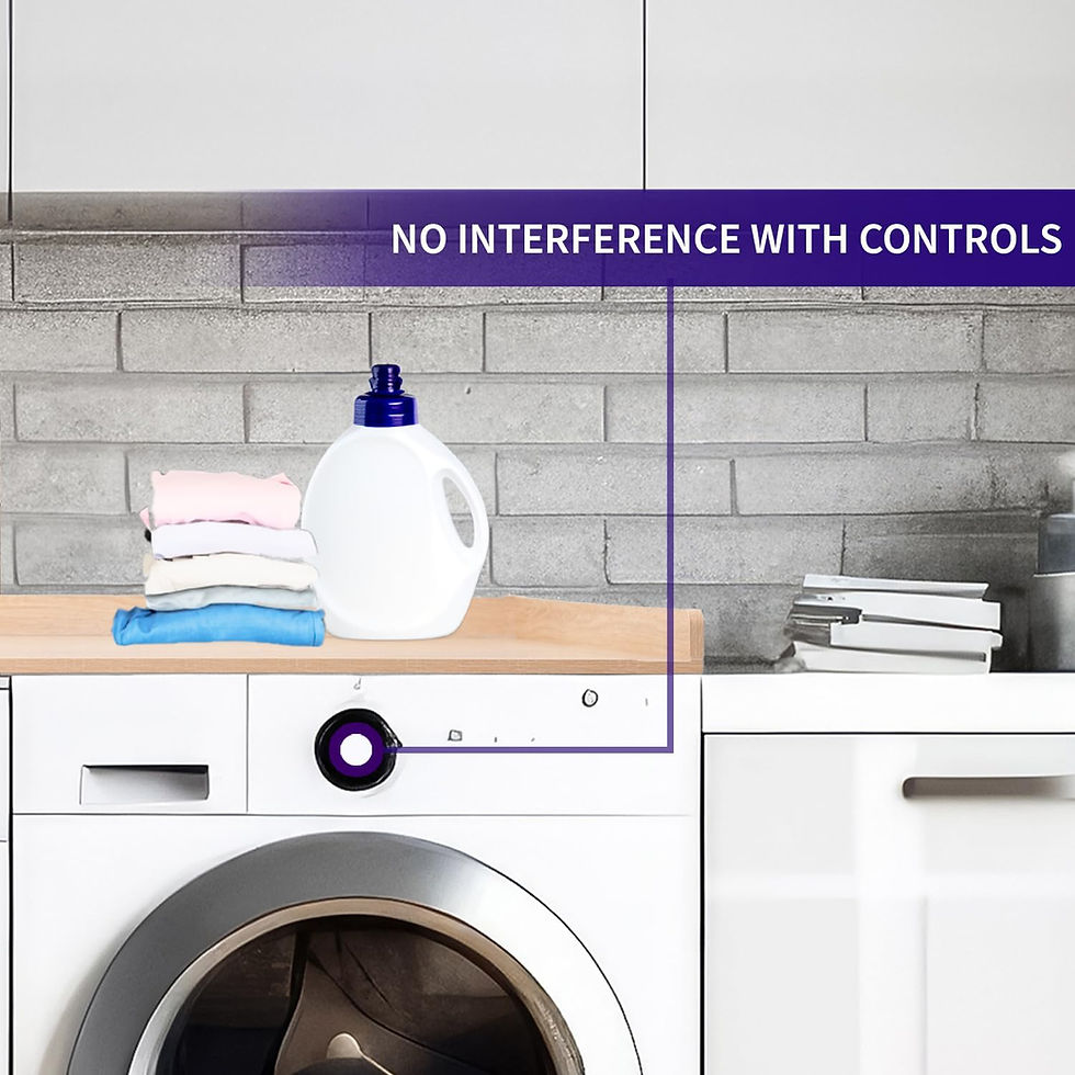 Thumbnail: 54 inch Washer Dryer Countertop with Safety Ledge for Laundry Room Organization